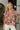 Julia Burgundy Floral Short Sleeve Top - front view