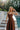 Rue Brown Scalloped Strapless Midi Dress - front view