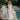 Veda Off White Satin & Lace Midi Dress - full body front view