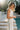 Veda Off White Satin & Lace Midi Dress - upper side view