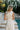 Veda Off White Satin & Lace Midi Dress - upper body back view