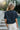 Casey Dark Wash Denim Top - back view