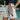 Annie White Scarf Belt Shorts - frontal side view
