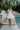 Chantel White Bow Back Mini Dress - full body front view