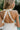 Chantel White Bow Back Mini Dress - close up back view