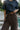 Bianca Cheetah Denim Wide Leg Pants - close up