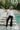 Kinsley Black Bubble Flare Pants - full body front 