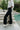 Kinsley Black Bubble Flare Pants - lower body side view