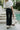 Kinsley Black Bubble Flare Pants - lower body back view