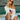Caroline American Flag Off White Sweater - sitting view