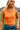 Aubrey Orange Tie Back Knit Tank - front 