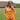 Hailey Orange Polka Dot Scarf Tank - upper body outdoor view