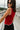 Celia Crimson & White Scalloped Tank - side