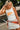 Football White & Orange Graphic Tank - front view