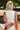 Football White & Orange Graphic Tank - back view