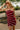 Lia Crimson Scalloped Mini Dress -front