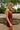 Lia Crimson Scalloped Mini Dress - side view