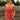 Chelsea Red Denim Strapless Mini Dress  - front view