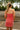 Chelsea Red Denim Strapless Mini Dress  - back