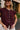 Cassidy Burgundy Sleeveless Cardigan - close front view