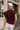 Cassidy Burgundy Sleeveless Cardigan - back view