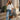 Savannah Cream Short Sleeve Cardigan - full body front view