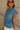 Cassidy Blue Sleeveless Cardigan - frontal side view