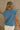 Cassidy Blue Sleeveless Cardigan - back view
