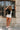 Savannah Black Short Sleeve Cardigan - full body front view