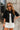 Savannah Black Short Sleeve Cardigan - view of front