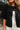 Savannah Black Short Sleeve Cardigan - close  front view