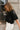Savannah Black Short Sleeve Cardigan - side view