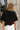Savannah Black Short Sleeve Cardigan - back
