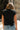 Cassidy Black Sleeveless Cardigan - back view