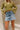 Mica: Natalia Medium Wash Denim Mini Skirt- front top view