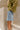 Mica: Natalia Medium Wash Denim Mini Skirt- side view