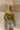 Everleigh Olive Green Ruched Long Sleeve Top- full back view