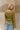Everleigh Olive Green Ruched Long Sleeve Top- back view