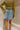 Mica: Natalia Medium Wash Denim Mini Skirt- close up back view