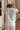 Leah Heather Grey & Cream Sleeveless Cardigan- close up back view