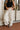 Stella Cream & Black Polka Dot Barrel Leg Pant- close up front view