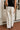 Stella Cream & Black Polka Dot Barrel Leg Pant- close up back vew