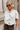 Willow Ecru Bubble Short Sleeve Top- frontal top view