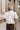 Willow Ecru Bubble Short Sleeve Top- full back videw