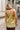 Serena Mustard Satin & Lace Tank Top- back view