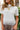 Madi White Polka Dot & Lace Top - front