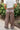 Arabelle Taupe Satin Wide Leg Pants - back view