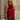 Mila Burgundy Satin & Lace Tank- front view