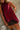 Mila Burgundy Satin & Lace Tank- close up front view