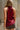 Mila Burgundy Satin & Lace Tank- back view